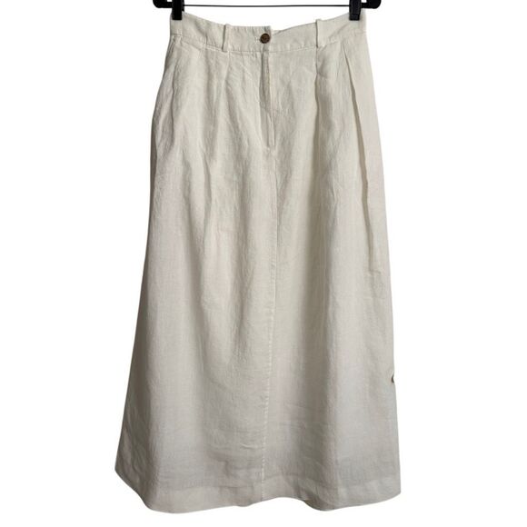 Jenni Kayne Annabel Linen Midi Skirt S - Picture 5 of 10